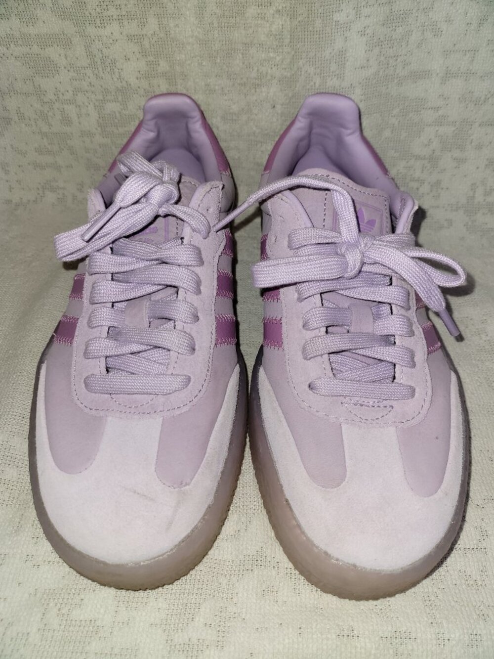 Adidas Sambae Samba OG Preloved Purple Lilac Tan Gum JS3955 Women's Size 6.5 - Picture 4 of 15